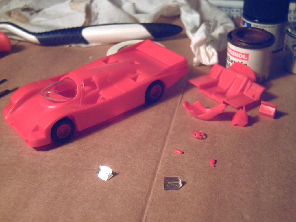 Depois de tudo verificado é que passei à pintura