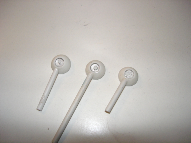 colar uma vareta de plastico