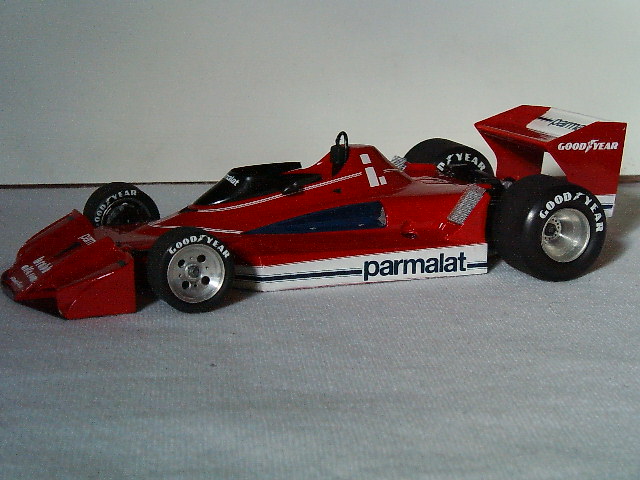 Brabham BT45B que correu no Rio em 1978, antes do lançamento do BT46. Kit marca Wolf (AMD).