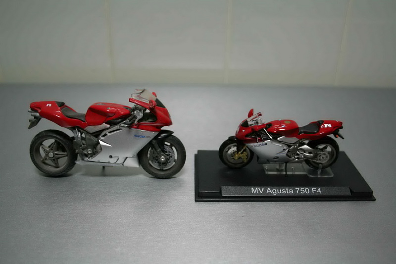 A Mv Agusta a diferentes escalas