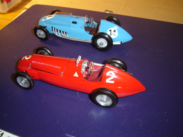 Alfa Romeo 158 «Alfetta» (1949) e Talbot Lago (1950) - Smer