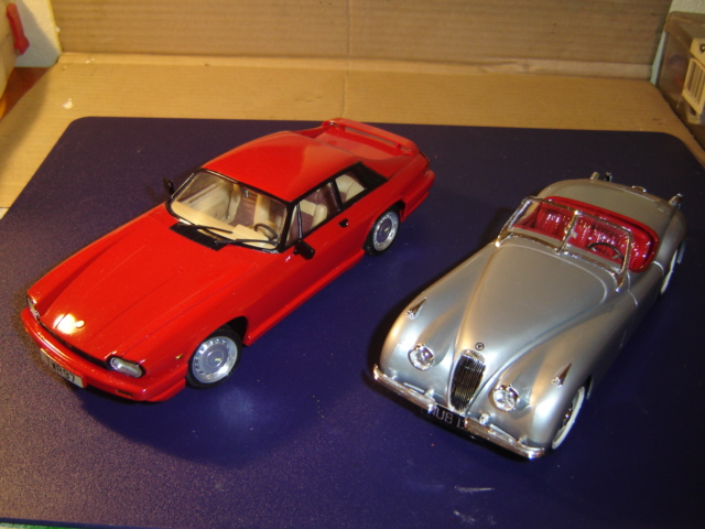 Jaguar XK-120 (1958) - Revell e Jaguar XJS-TWR Sports (1981) - Hasegawa