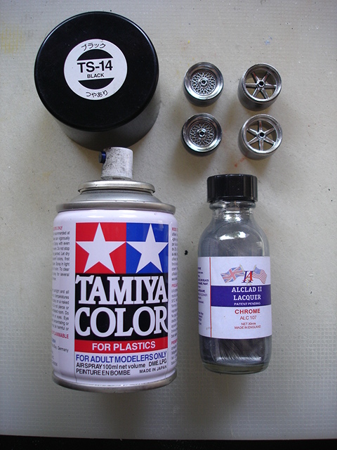 Jantes pintadas com TS14 e depois AlcladII