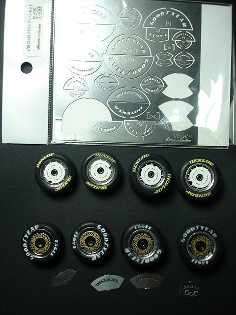 Aplicação de máscaras nos pneus