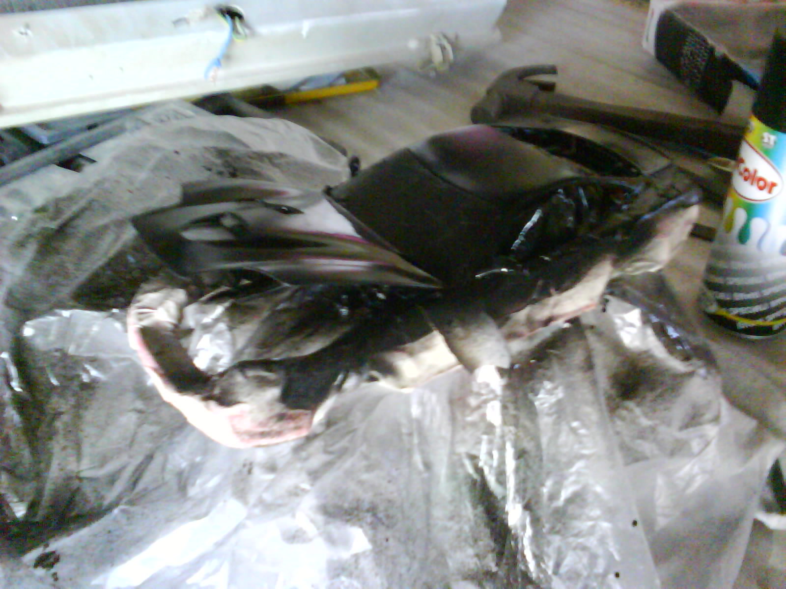 aki e depois de pintado