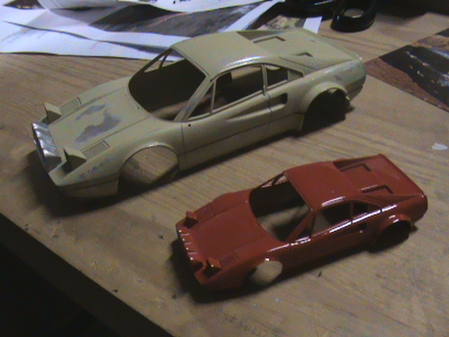 ora aqui está o brinde...o irmão mais novo,mas em versão sabonete,ou seja a 1/43...lol<br />Obra do meu amigo Joca