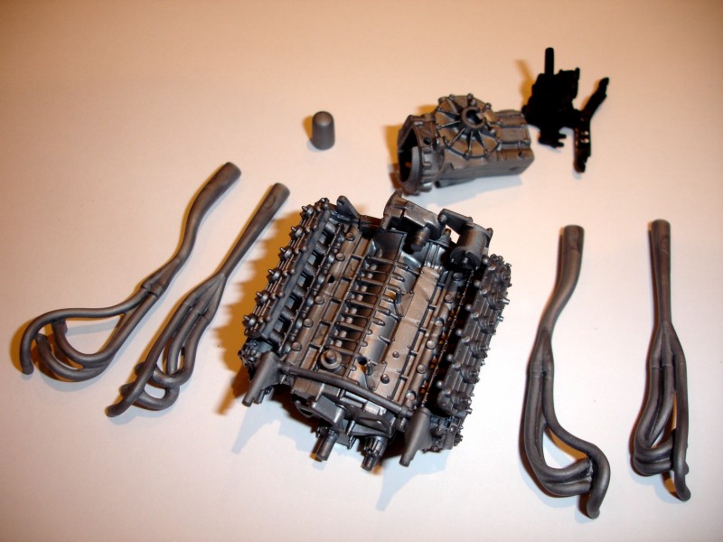 Motor, caixa e escapes