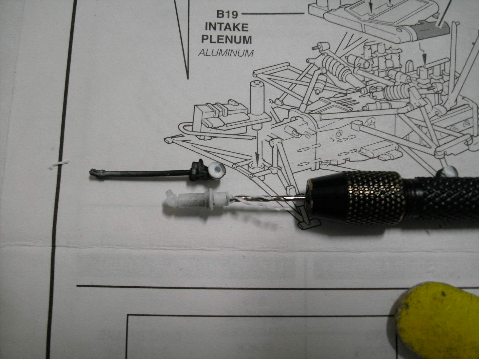 furos de 1,2 mm