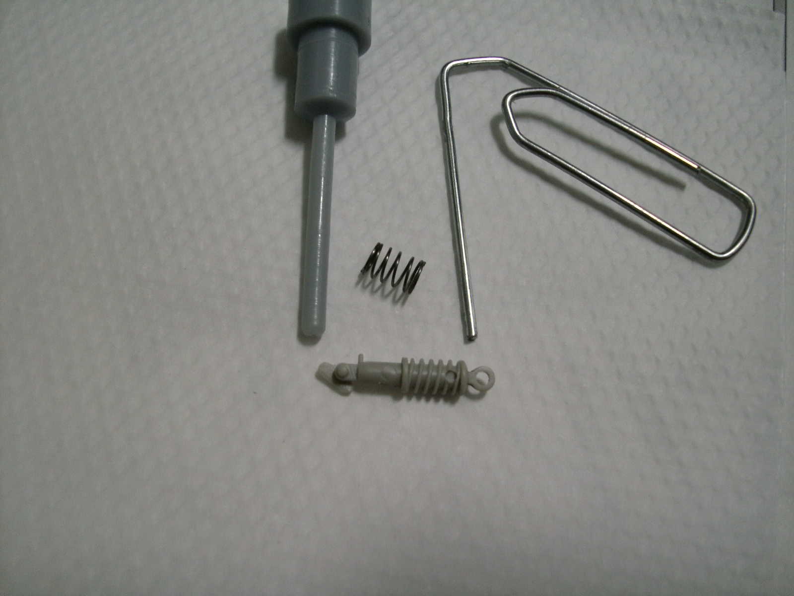 a peça e o material usado