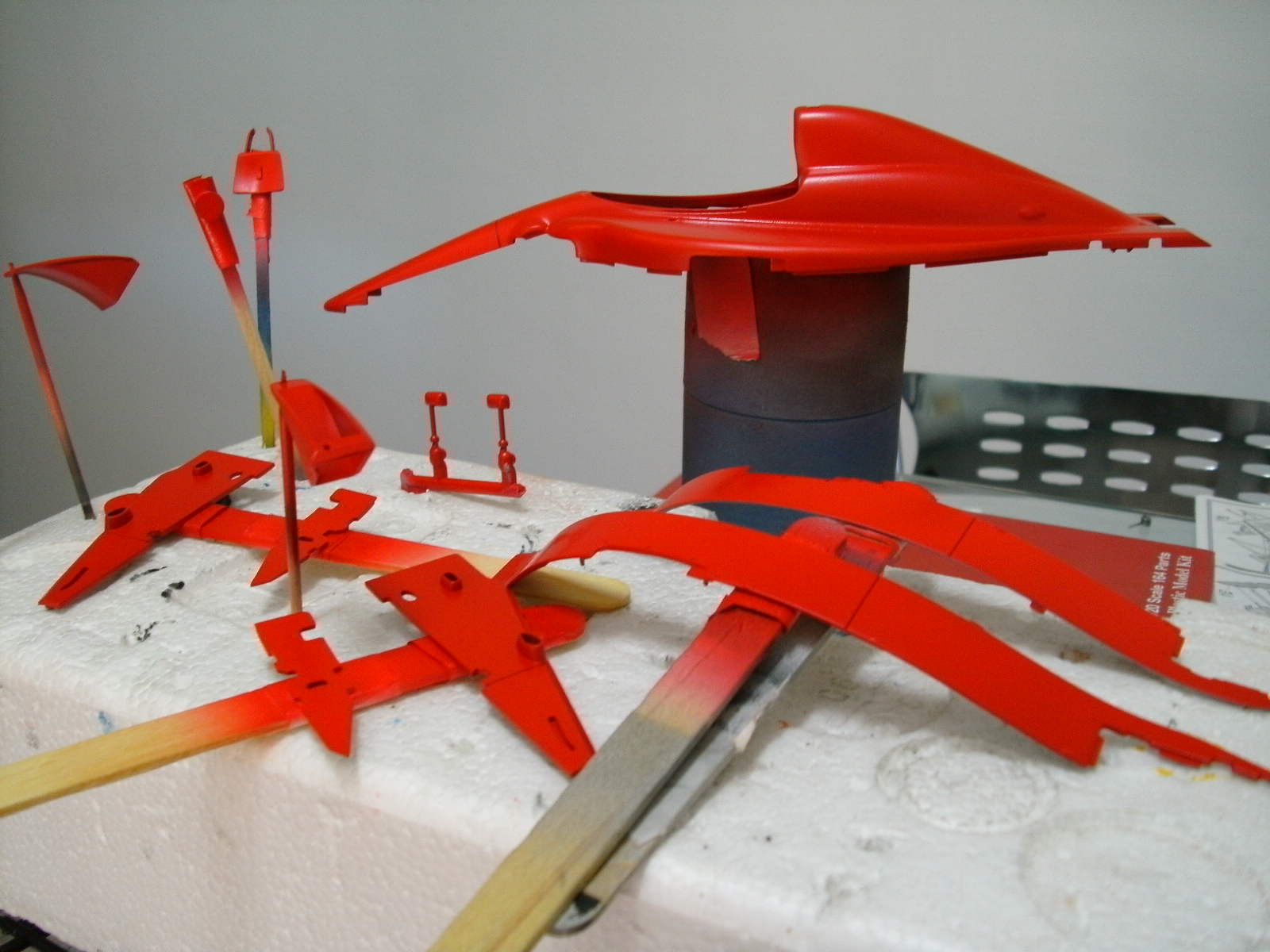 2 mãos de vermelho Ferrari