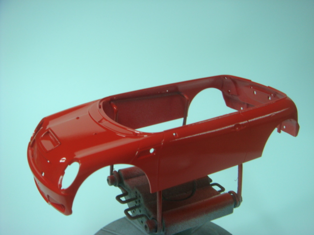 Pintura com Bright Red