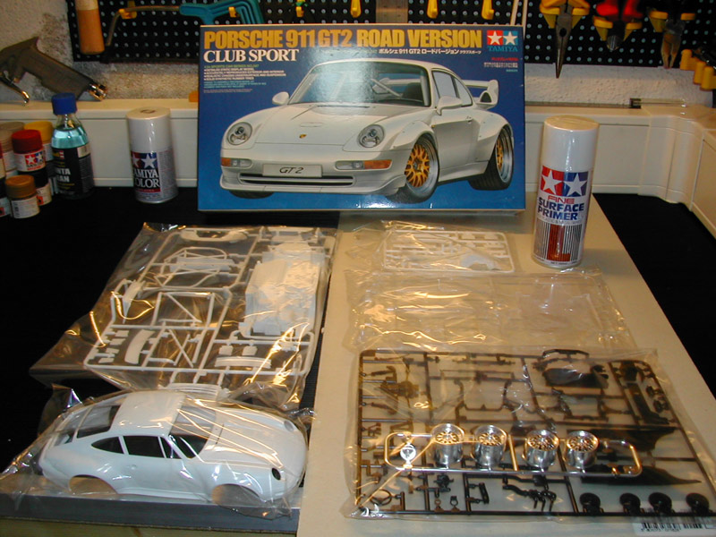 este é o kit que vou montar um porche 911
