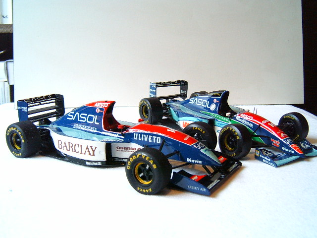 Jordans que o Barrichello usou em 93 e 94.