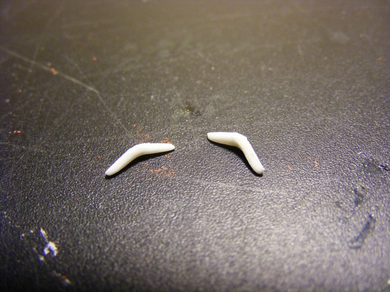 Após algum desbaste no Dremel...