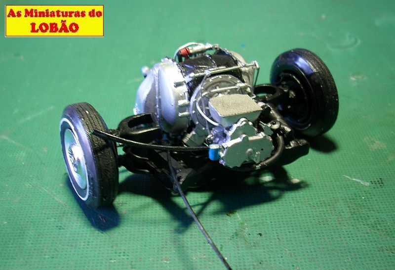 Motor e sub chassis dianteiro