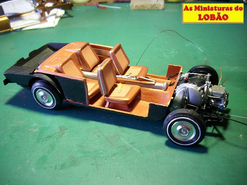 Pré montagem do bloco motor no chassis