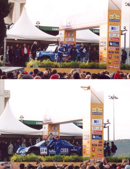 O nosso bem conhecido Freddy Loix e o o gajo mais antipático do Dakar.