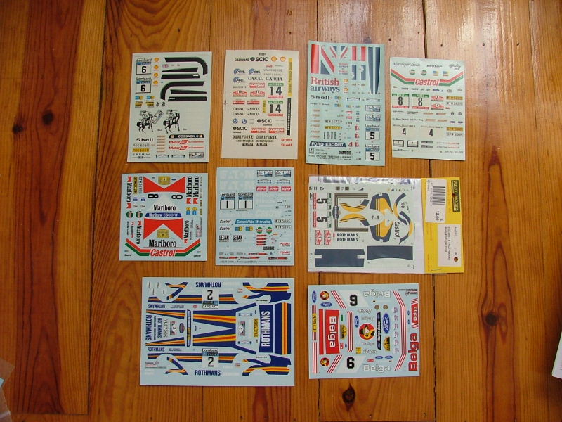 Decals para Escort MK II