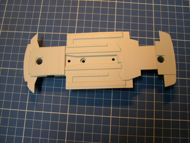 Fundo diecast - parte exterior