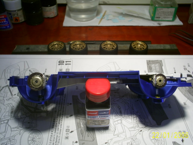Chassis com os discos