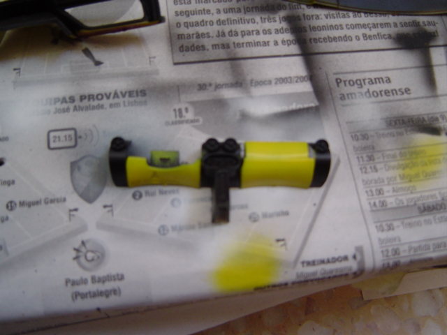 Está  peça  já pintada  prota a levar a fibra de Carbono