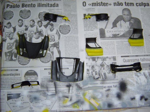 A parte de do interior da carroçaria fica com o XF-18