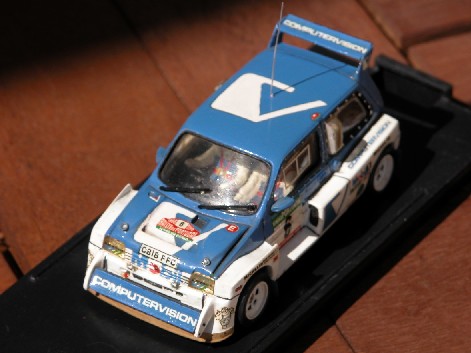 MG Metro 6R4 - Portugal 1985 - Tony Pond.<br />Base Resina